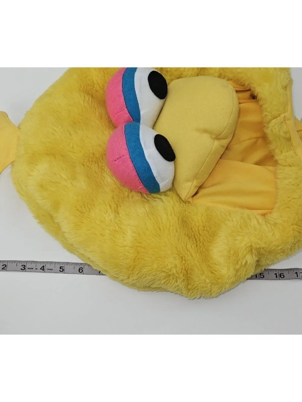 Big Bird Sesame Street Halloween Costume Youth Large 12-14 Headpiece Jumpsuit